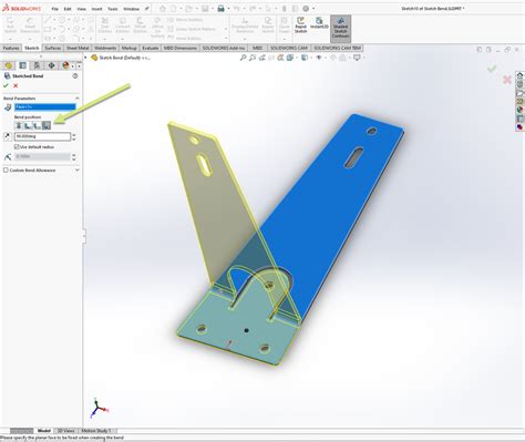 Image result for SolidWorks Flat Pattern to Bend Pattern