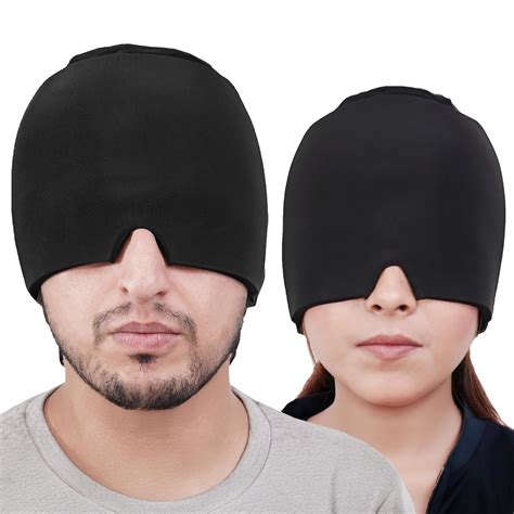 Migraine Relief Cap for Men and Women Headache Relief Cap, Ice Pack ...