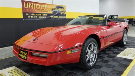 1989 Corvette Convertible Specs