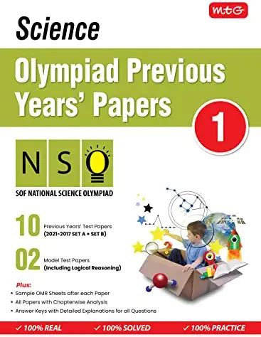 MTG Science (NSO) Olympiad Previous Years Papers with Mock Test Paper ...