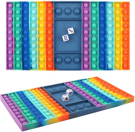 Buy Popper Fidget Toy Game Set, Big Size Push Pop Fidget Toy, Push ...