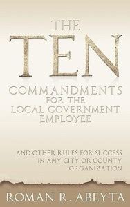 The Ten Commandments for The Local Government Employee: Buy The Ten ...