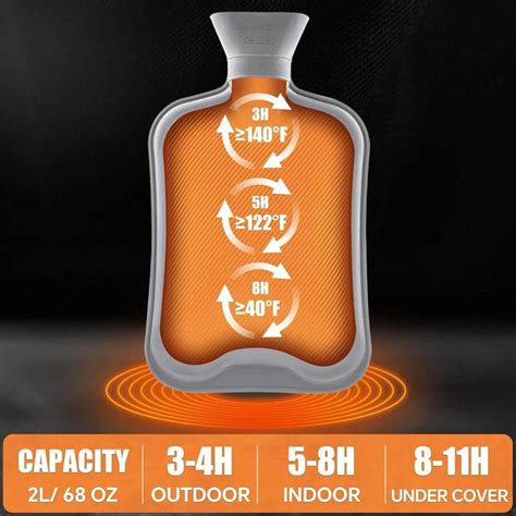 Bolsa de água quente de PVC anti-explosão mais espessa e maior, bolsa ...