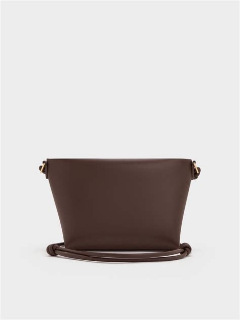 Espresso Brown Midori Geometric Crossbody Bag - Espresso Brown ...