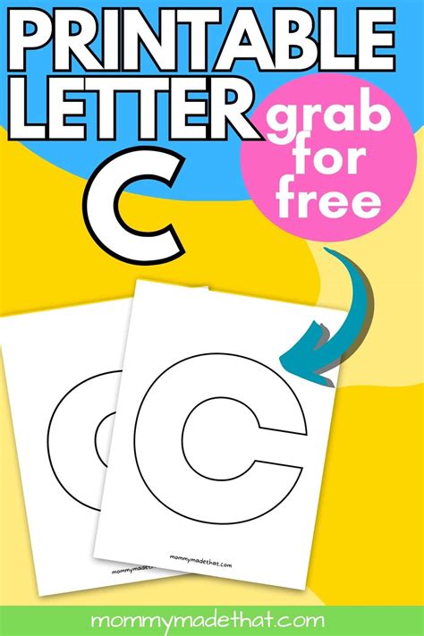Printable Letter C (Grab the Free Templates!)