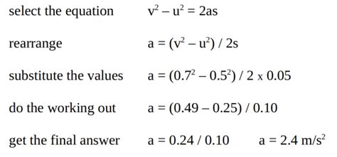 Acceleration Distance Formula 的图像结果