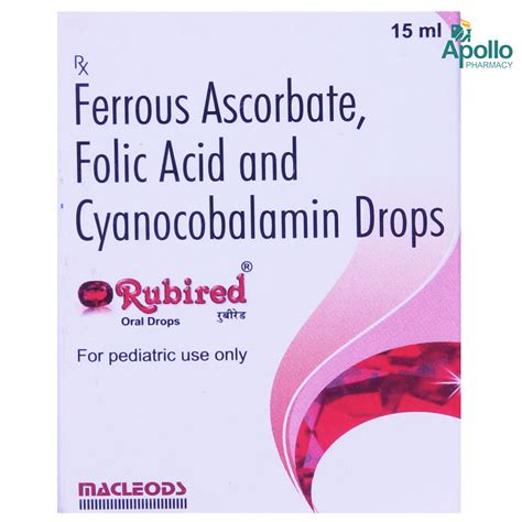 Rubired Drops 15 ml Price, Uses, Side Effects, Composition - Apollo ...