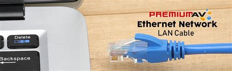 PremiumAV 1.5 Meter Ethernet Router Patch Cable Blue – Cat6 Network LAN ...