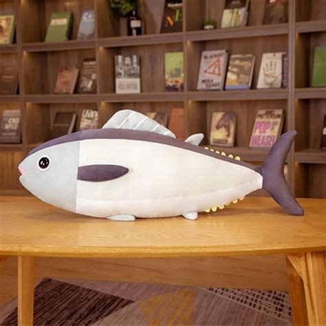 Simulation Bluefin Tuna Stuffed Plush Toy - Cushion Pillow Plush ...