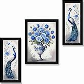SAF flower pot wall painting for Wall Decoration - Set Of 3, 3d modern ...