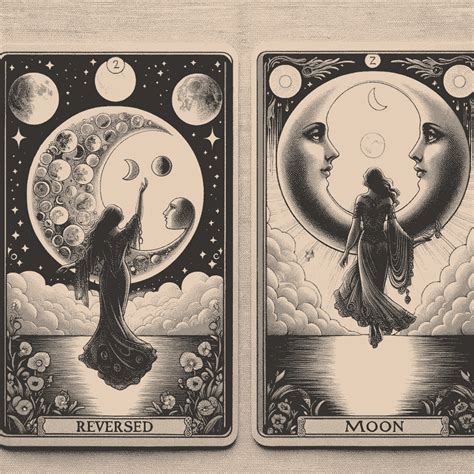 What Does The Moon Tarot Card Meaning? Reversed Moon And Upright Moon