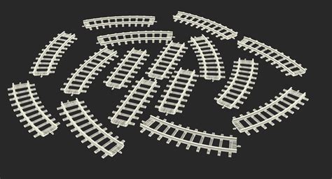 Toy Rail Track 3D model | 3D Molier International