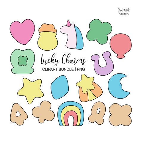 Lucky Charms Clipart - 16 Images, 300dpi, PNG - Irish Clip Art - St ...