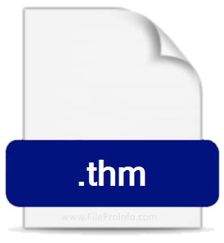 Image result for What Is a THM File