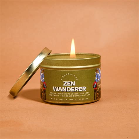 Zen Wanderer - Vanilla Cinnamon Scented Soy Candle – Rad Living