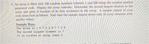 Image result for Create a Random Array Using Input From User