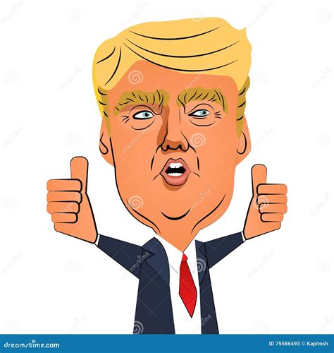 August 10, 2016: Donald Trump Thumb Up Editorial Stock Photo ...
