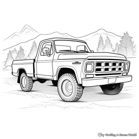 Coloring Pages of Trucks: A Fun and Educational Activity for Kids