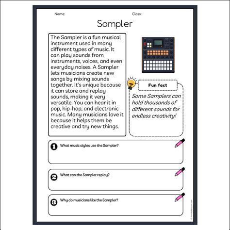 Sampler | Reading Passage Comprehension Questions Writing Facts Worksh ...