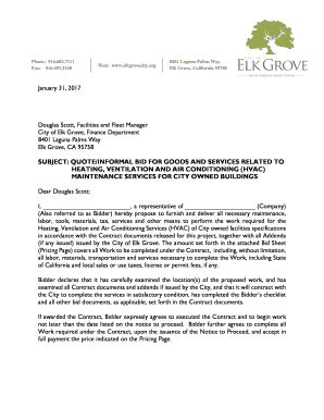 15 Printable Hvac Proposal Template Forms - Fillable Samples in PDF ...