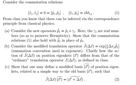 Image result for Commutation Relations
