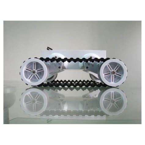 Rover 5 4WD Tracked Chassis with 4encoder grey at MG Super Labs India