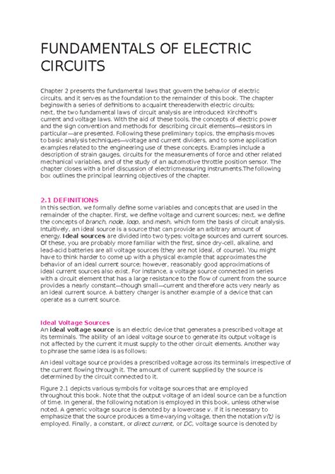 Introduction TO Elecrtical Engineering 2 - FUNDAMENTALS OF ELECTRIC ...