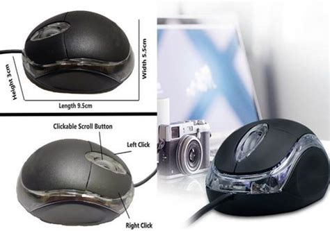 ANJO 6 in 1 Combo Of Wired LED Mouse-Mouse Pad-Cleaning Gel-OTG Type C ...