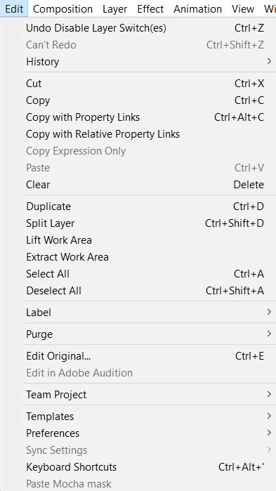 After Effects Tutorial Menu 的图像结果