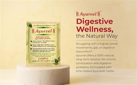 Buy Ayurvel Sachet Safe Gentle Ayurvedic Laxative | Effective Digestive ...