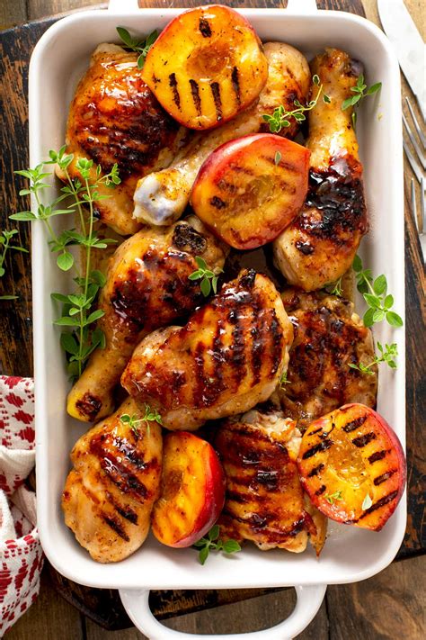 Peach And Molasses Grilled Chicken Recipe at Hector Myers blog