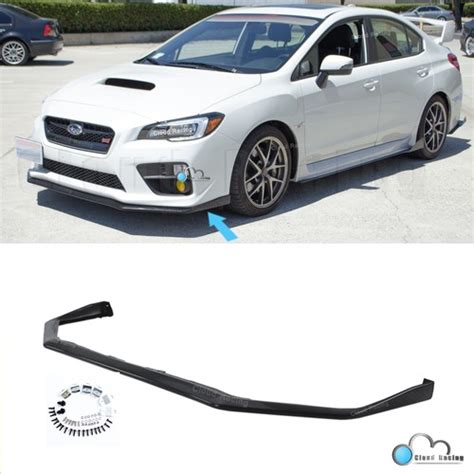 Buy For 15-20 Subaru WRX STI V-Limited Style Front Bumper Lip Splitter ...