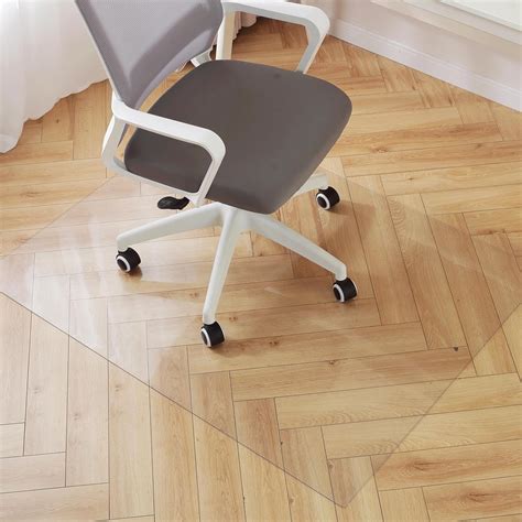 Amazon.com : Royhom Clear Floor Mats 48 x 48 Inches, Desk Chair Mat for ...
