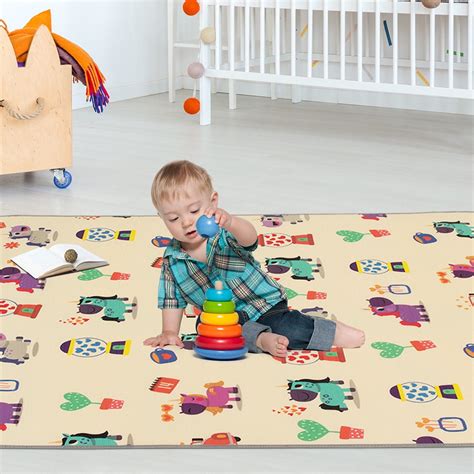 Baby Floor Play Mat - Miamumi Large Baby Floor Mat Game Playmat Kids ...
