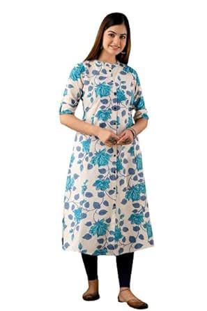Buy Bansal Creations Cotton Flex Printed Regular Fit A Line Mix Match ...