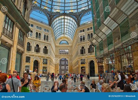 Shopping Center in Naples Full of Tourists Editorial Stock Photo ...