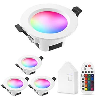 Buy WiFi 9W 700LM Led Downlights for Ceiling Dimmable RGBCW, Bluetooth ...