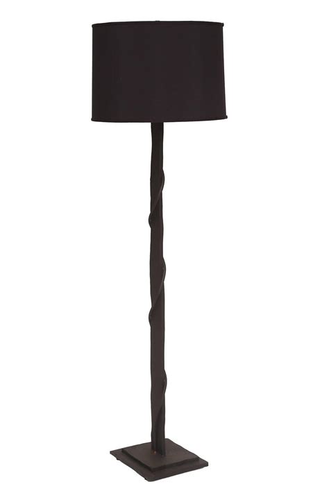Iron Brutalist Floor Lamps with Patinated Copper For Sale at 1stDibs ...