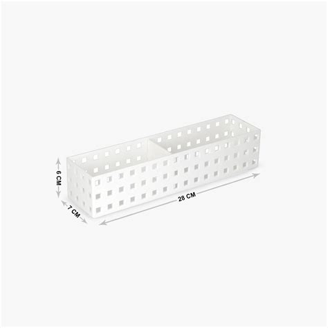 Buy Regan Ashley Solid Polypropylene Rectangular Stackable Storage Box ...