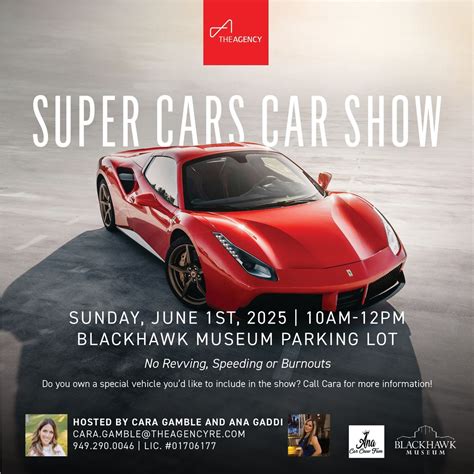 Super Cars Car Show, Blackhawk Automotive Museum, Diablo, 1 June 2025 ...