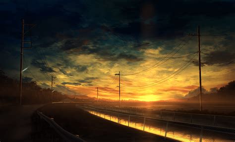 Anime 4k Sunset Wallpapers - Wallpaper Cave