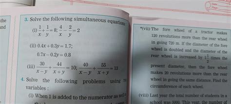 Solve simultaneously [tex]\begin{gathered}0.4x + 0.3y = 1.7 \\ \\ 0.7x ...