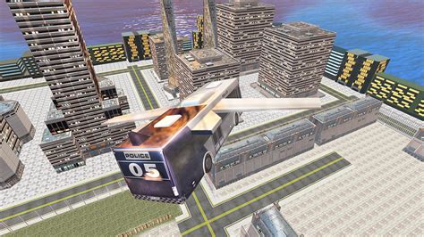Extreme Futuristic Flying Bus Prisoner Transport Flight Simulator 3D ...