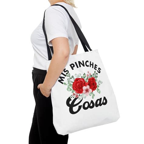 Mis Pinches Cosas Tote Bag, Canvas Tote Bag, Tote, Cute Tote, Funny ...