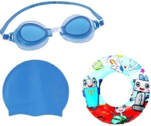 Bestway Silicon Swim Ring with Cap and Goggles Swimming Kit - Buy ...