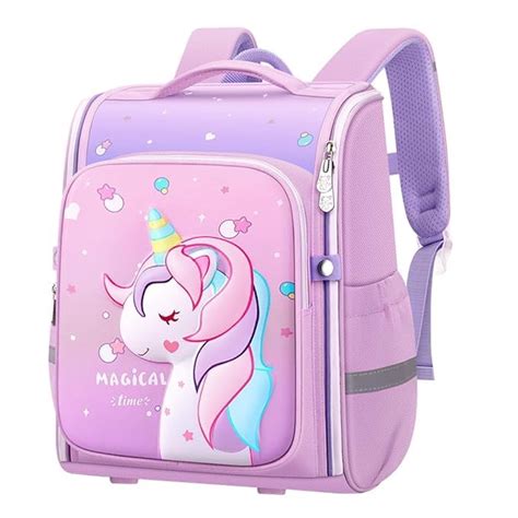 Sky Tech® 3D Unicorn Backpack for Kids Girls Stylish and Durable Water ...