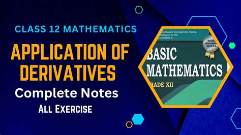 Class 12 Applied Maths Chapter Application of Derivative Gaur Classes 的图像结果