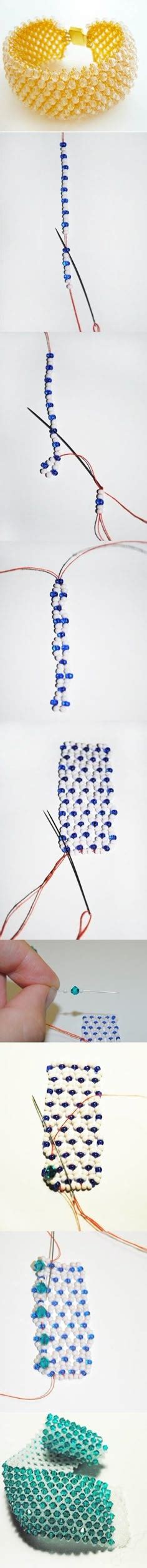 Beading Stitch Tutorials Netting 的图像结果