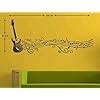Decals Design 'Musical Notes of Guitar and Butterfly for Music Lovers ...