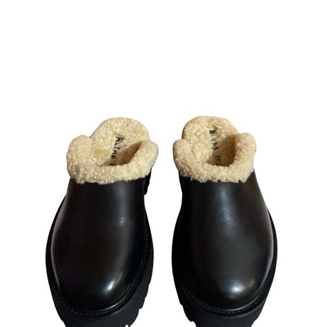 ALIAS MAE Womens Cloc Shearling Slide in Shoes(s)